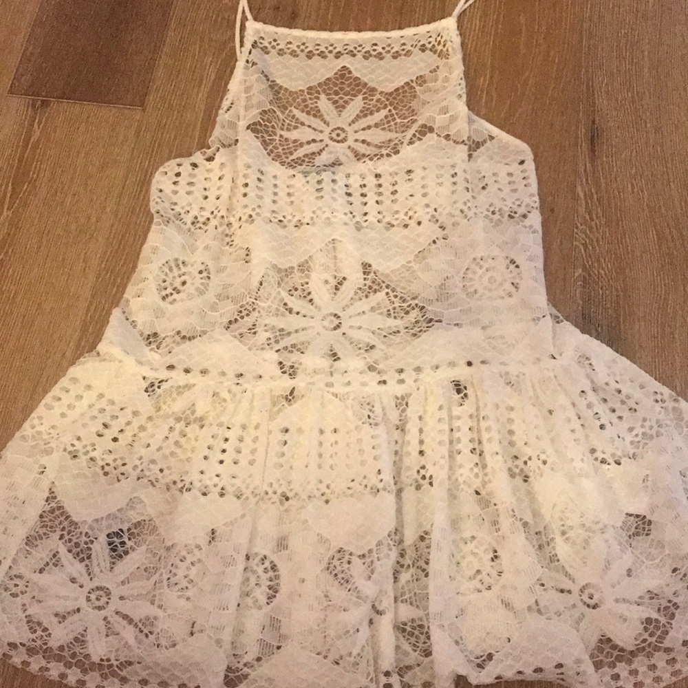 CLOSET CLOSING White Lace Shirt | Urban Outfitters